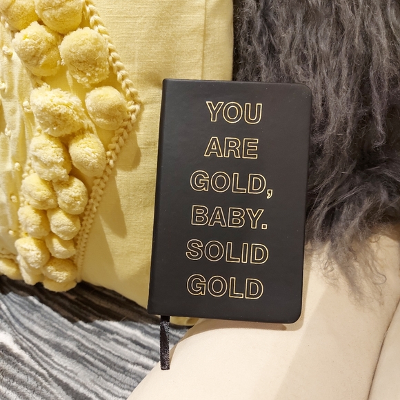 Other - NWOT, Mini Black/Gold Notebook **ADD ON ONLY**
